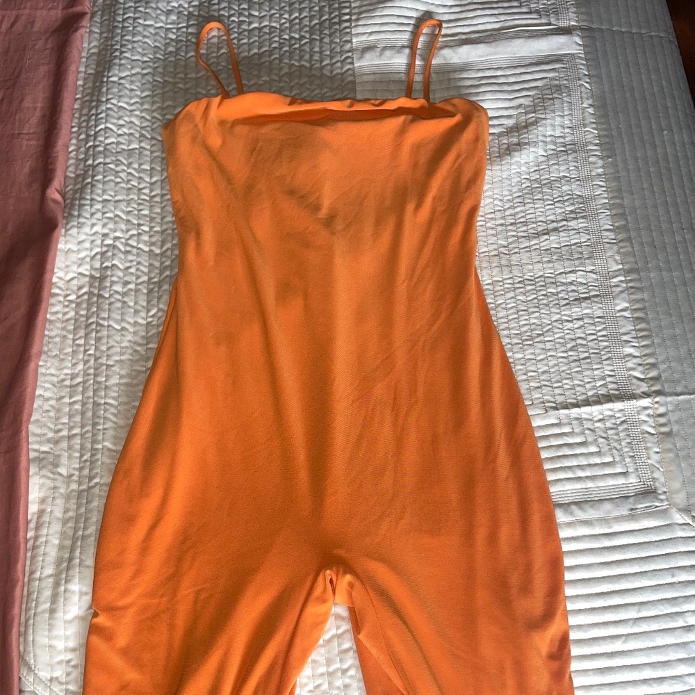‼️SOLD ‼️Lux-La orange jumpsuit